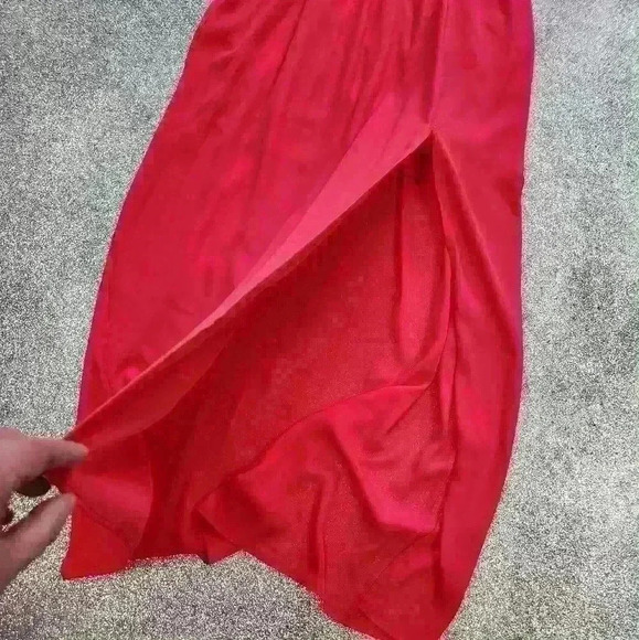 CURVY SENSE SUBRINA OPEN BACK SHEER  DRESS SIZE 1X - Picture 3 of 8